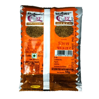 CHEF SPICES CUMIN POWDER 50 GM - PACK OF 10